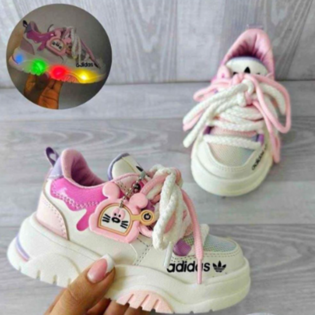 TENIS ADIDAS NIÑA CON LUCES + ENVÍO GRATIS