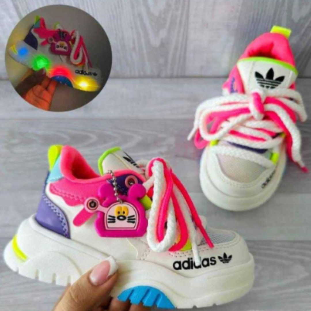 TENIS ADIDAS NIÑA CON LUCES + ENVÍO GRATIS